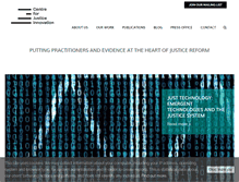 Tablet Screenshot of justiceinnovation.org